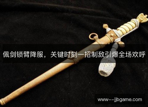 佩剑锁臂降服，关键时刻一招制敌引爆全场欢呼